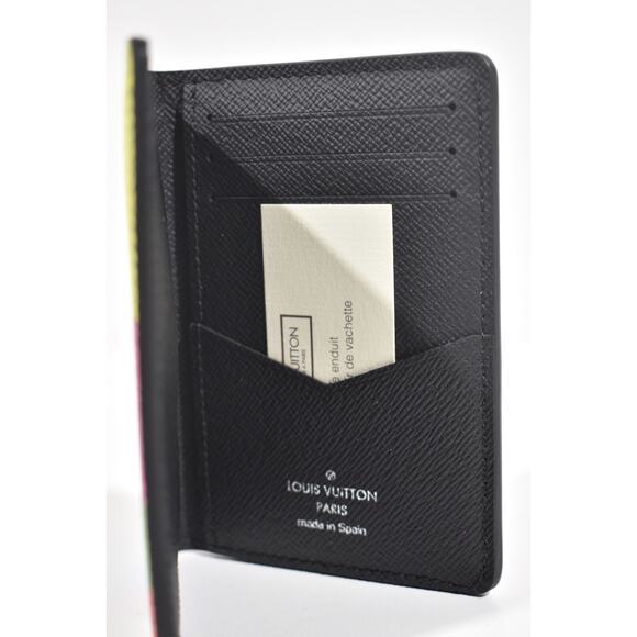 Louis Vuitton 3D Damier Graphite Lego Multicolor Logo Pocket Organizer Wallet - Picture 7 of 8